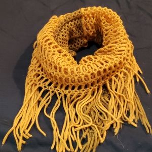 Two tone infinity scarf